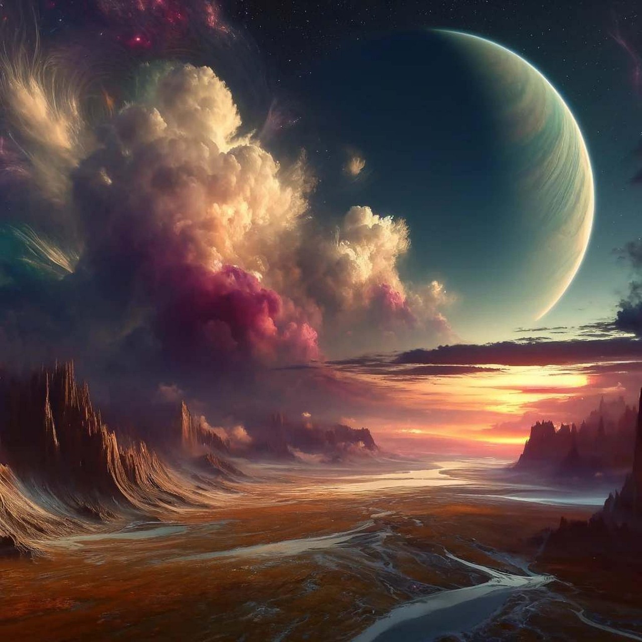 Astronomy Turned Upside Down: Sand Clouds in Space (image credits: pixabay)
