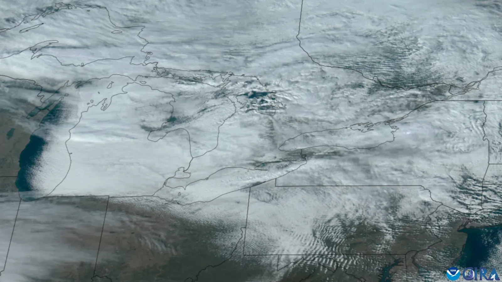 Michigan (Lake Effect Snow for the Great Lakes, Public domain)