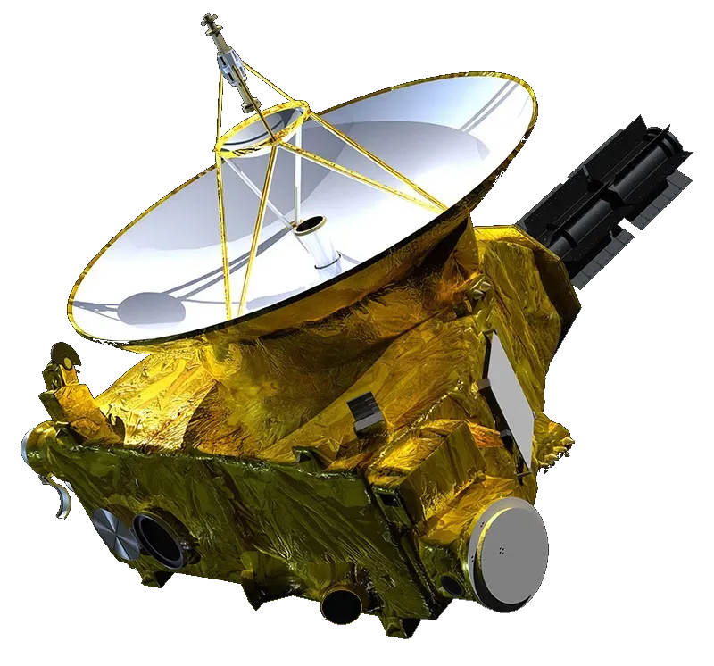 4. Gravity assists take time to set up and execute ("PEPSSI Instrument Tastes Pluto's Atmosphere" from the Applied Physics Laboratory New Horizons website., Public domain)