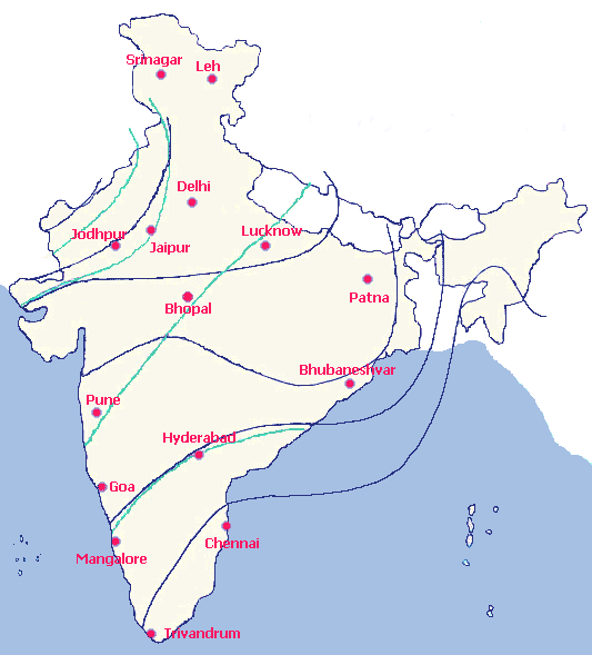 Monsoon Patterns and the Rise of Indian Empires