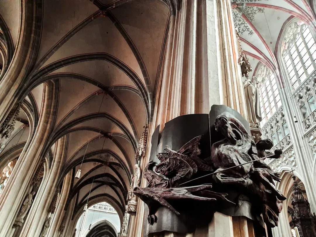 #15 - The Cathedral "Dragons" Assembled From Crocodiles and Random Bones (Image Credits: Unsplash)