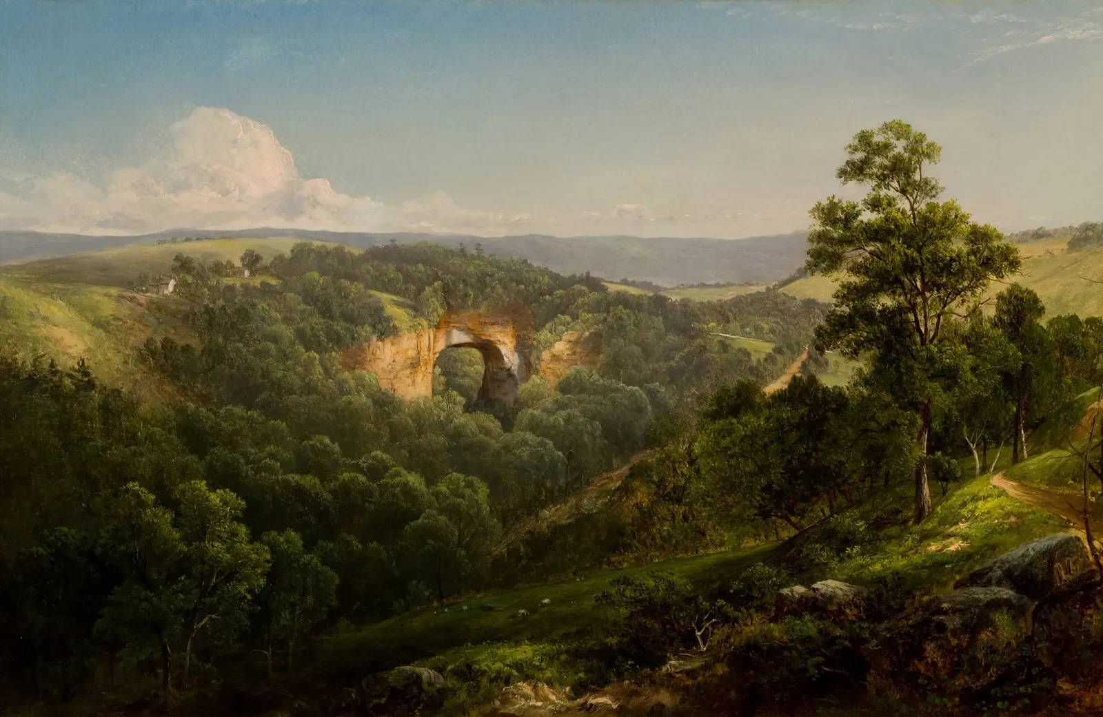 Natural Bridge, Virginia: A Half-Billion-Year-Old Arch Hiding in Plain Sight (1. The Athenaeum: Home - info - pic2. Reynolda House Museum of American Art, Public domain)