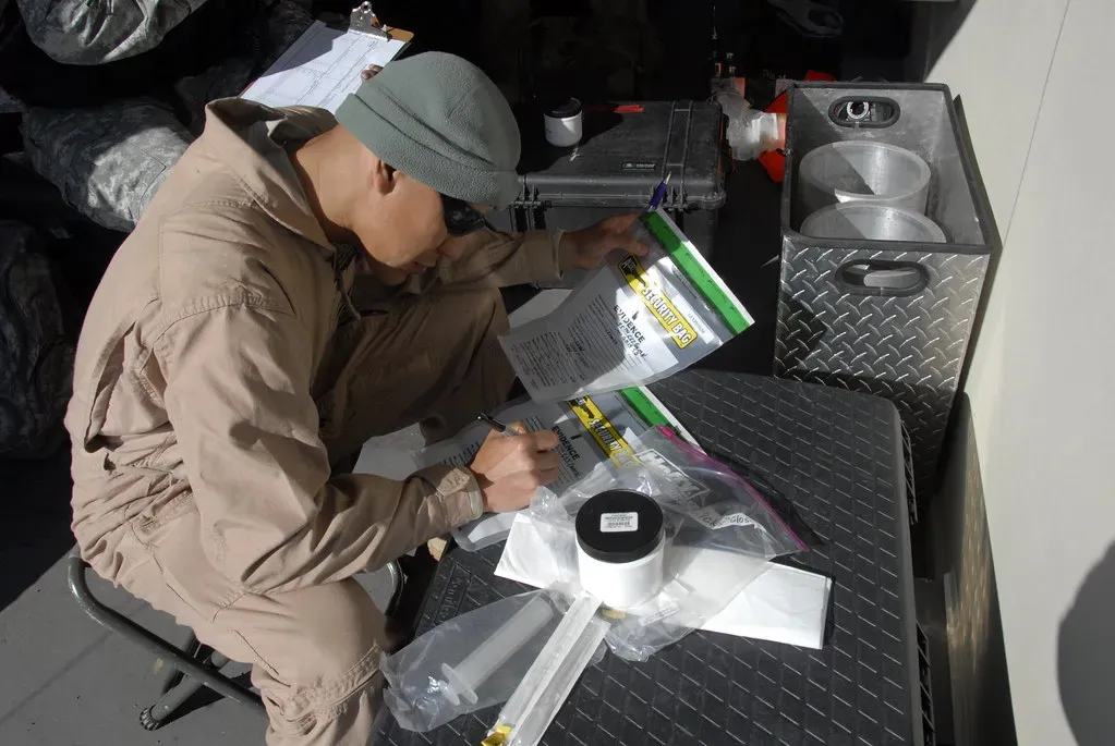 8. Sample Bags, Labels, and Storage Containers: Organization from Day One (Like us on social media @ TheCalGuard, Flickr, CC BY 2.0)