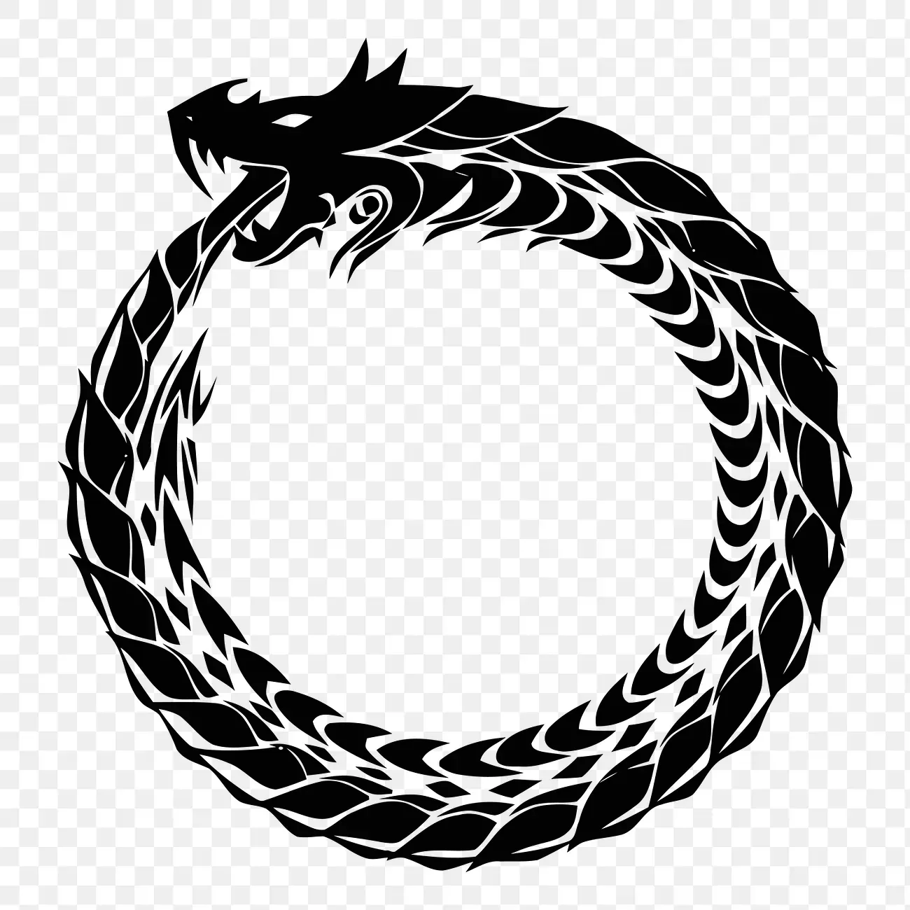 The Ouroboros: Embracing Life's Eternal Cycles (Image Credits: Rawpixel)