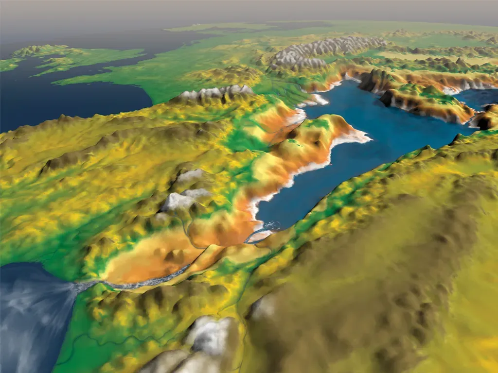 How a Megaflood Actually Carves a Strait (By Roger Pibernat under supervision of Daniel Garcia-Castellanos, CC BY-SA 3.0)
