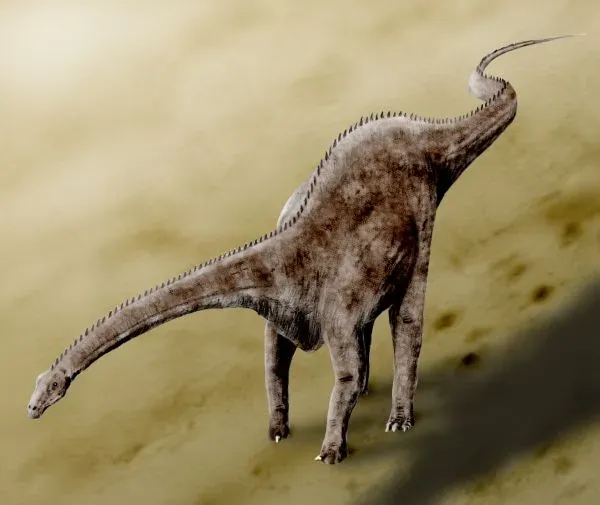 #12 - Diplodocus, the Giant Sauropod, Finally Got Its Skin Color Tested (By Nobu Tamura (http://spinops.blogspot.com), CC BY 3.0)