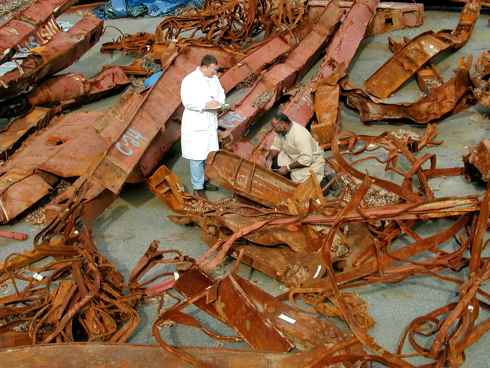 #11 - Forensic Structural Investigation Became a Real Discipline Because of This Collapse (Steel from Collapsed WTC Towers, Public domain)