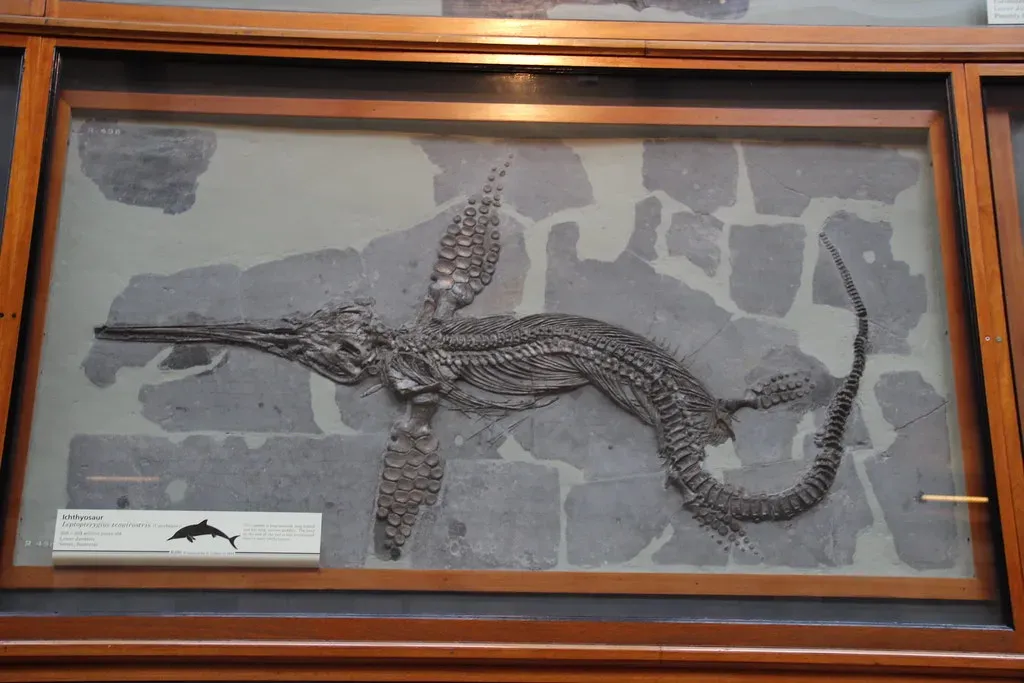 9. The First Ichthyosaur Skeletons: Reptiles That Became Dolphin-Like Swimmers (Image Credits: Flickr)