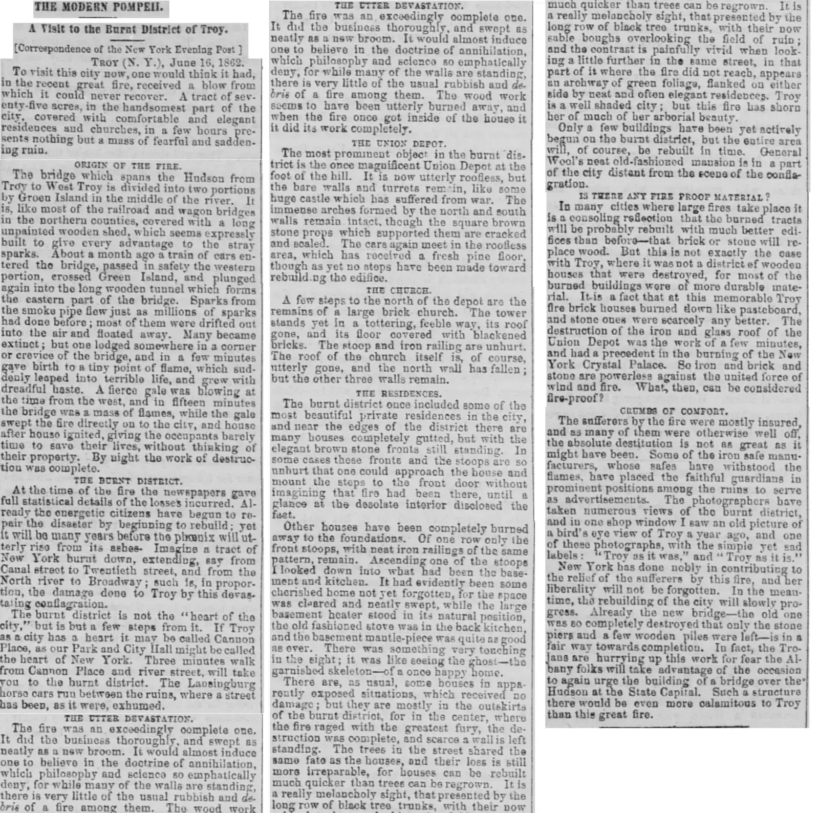 #3 - Newspapers Sealed Inside Walls and Floors (By Sacramento Daily Union, Public domain)