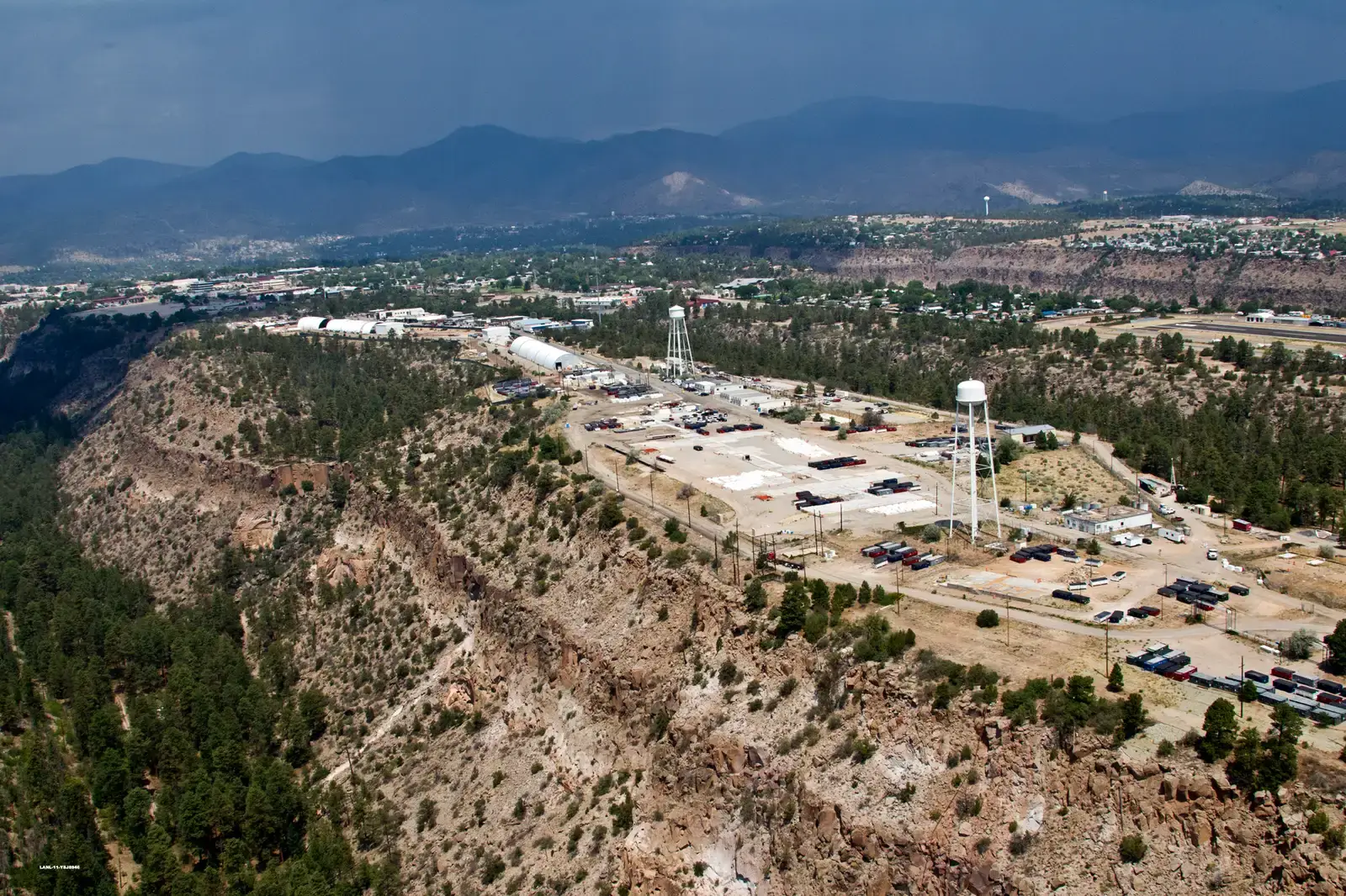 2. Manhattan’s Buried Shorelines, Forests, and Graves (Los Alamos Technical Area 21, Public domain)