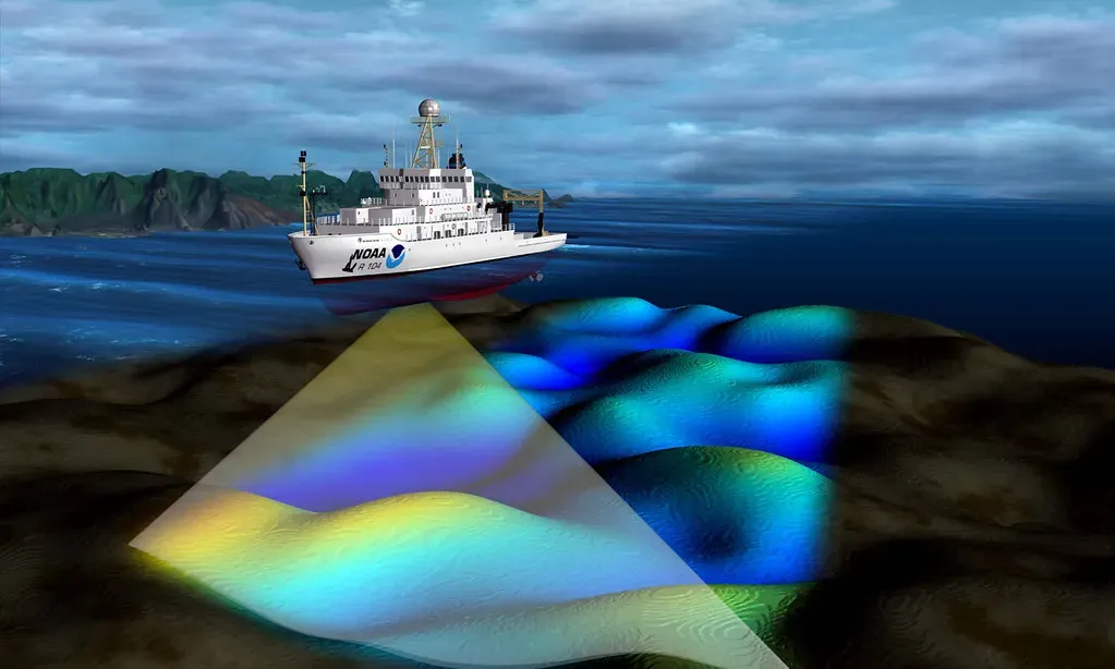 4. The “Meg-Sized” Sonar Trace Of Massive Moving Schools (NOAA's National Ocean Service, Flickr, CC BY 2.0)