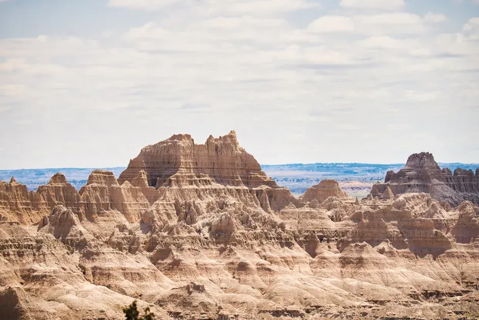 2. Badlands National Park, South Dakota (Image Credits: Pexels)