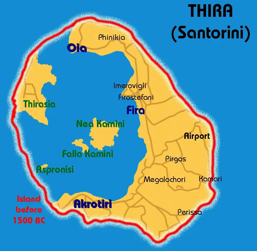 The Thera Eruption and the Minoan Collapse (Image Credits: Flickr)