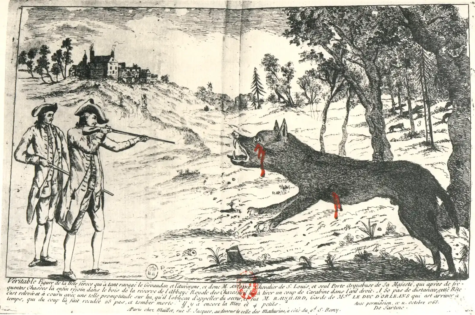 #18 - The Beast of Gévaudan That Divided a French Kingdom (This file comes from Gallica Digital Library and is available under the digital ID bpt6k1025207v/f161, Public domain)