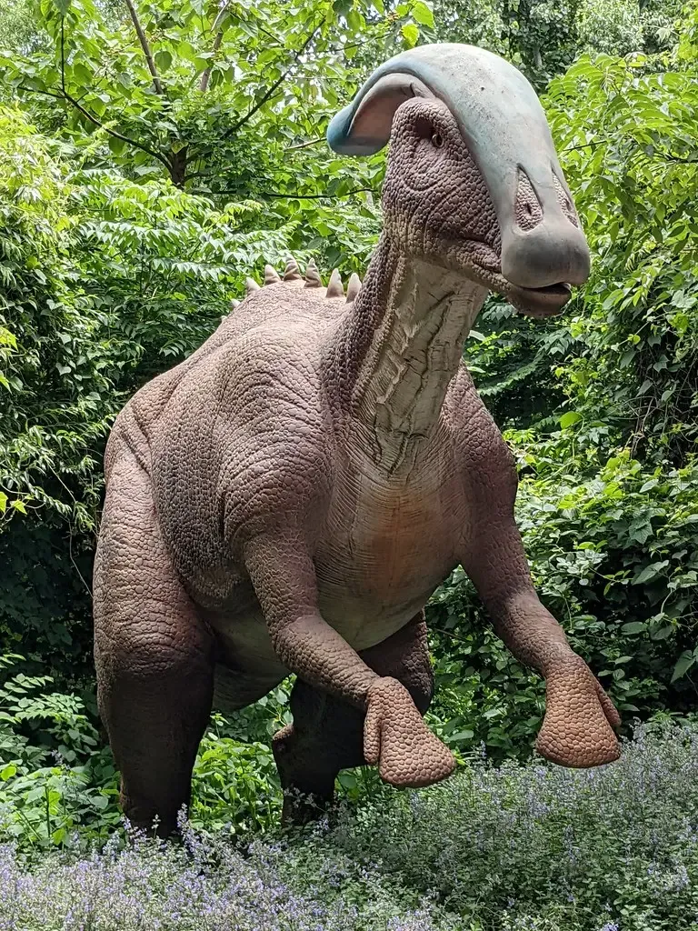 Parasaurolophus and the Living Bone Instrument (edenpictures, Flickr, CC BY 2.0)