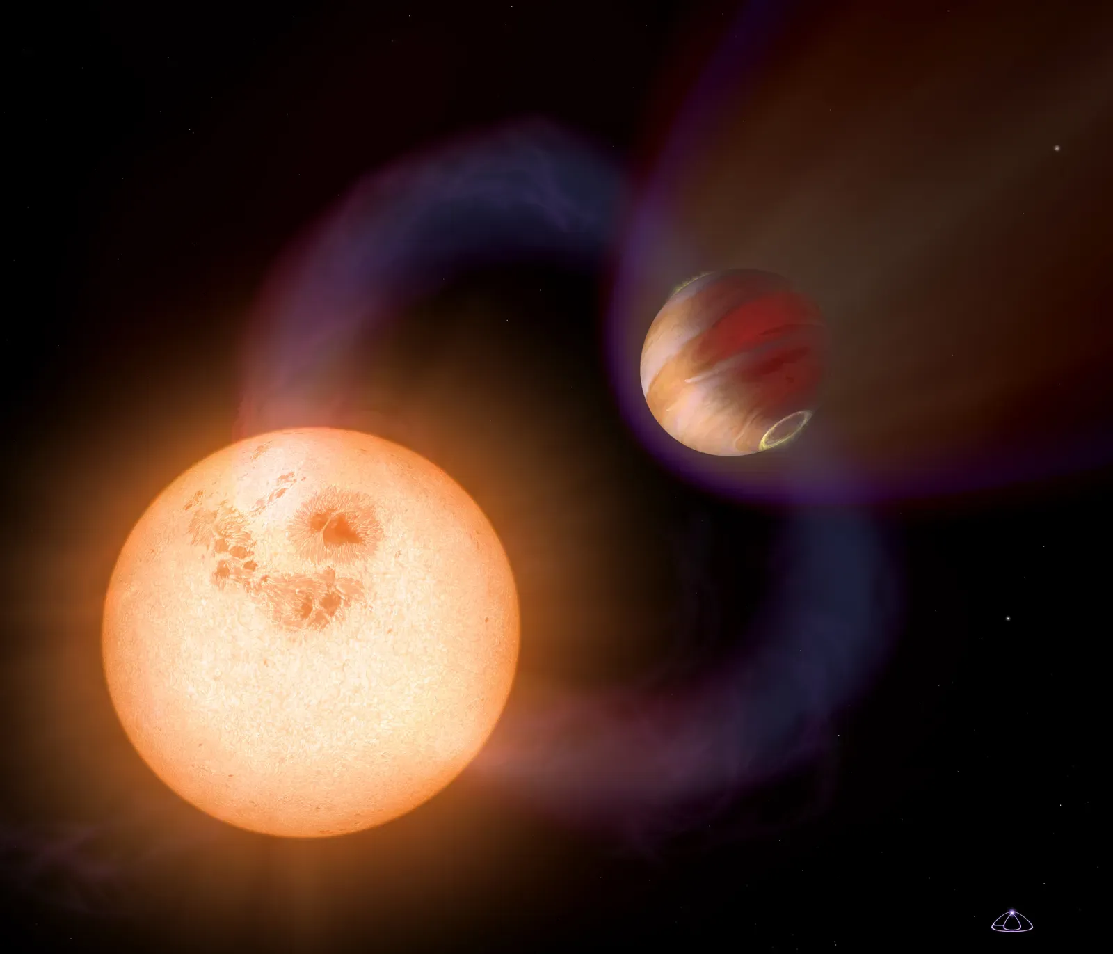 The Magnetosphere as a Cosmic Sunscreen (By NASA, ESA and A. Schaller, CC BY 4.0)