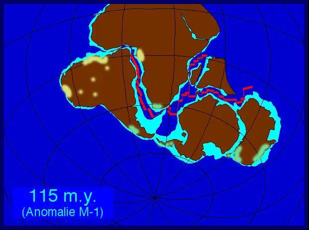 Gondwana’s Children: How Its Fragments Shaped Today’s Continents (By Hannes Grobe (map)and Marijo Readey (distribution), CC BY 3.0)