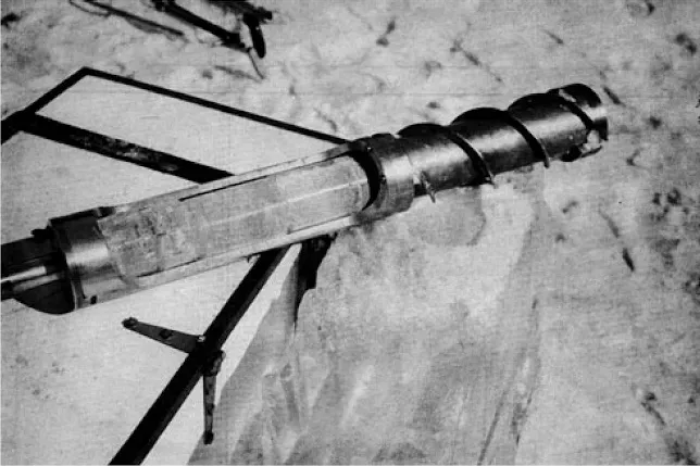 4. Ice Cores: Cylinders of Time Holding Ancient Air (Linell, K.A. (1954) Ice drilling and coring equipment. Proceedings of the Eastern Snow Conference, vol. 2, pp. 4-6., Public domain)