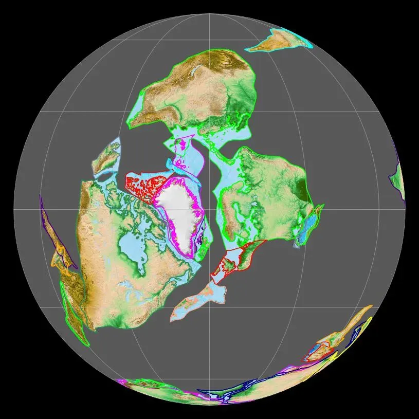 From a Water World to a Patchwork of Early Land: Rethinking Ancient Earth (By Fama Clamosa, CC BY-SA 4.0)