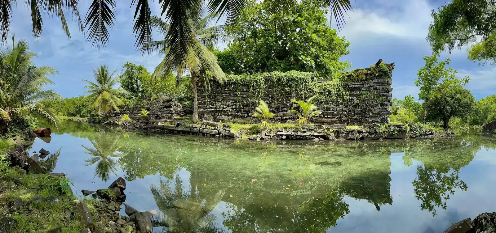 #10 - Nan Madol's Basalt "Log Cabin" Walls Still Baffle Engineers (This image was released by the United States Coast Guard with the ID 221123-G-IA651-170 (next).
This tag does not indicate the copyright status of the attached work. A normal copyright tag is still required. See Commons:Licensing.العربية ∙ বাংলা ∙
Bahasa Indonesia ∙
Bahaso Jambi ∙
Deutsch ∙ Deutsch (Sie-Form) ∙ English ∙ español ∙ euskara ∙ فارسی ∙ français ∙ italiano ∙ 日本語 ∙ 한국어 ∙ македонски ∙ മലയാളം ∙ Plattdüütsch ∙ Nederlands ∙ polski ∙ پښتو ∙ português ∙ русский ∙ slovenščina ∙ svenska ∙ Türkçe ∙ українська ∙ 简体中文 ∙ 繁體中文 ∙ +/−, Public domain)