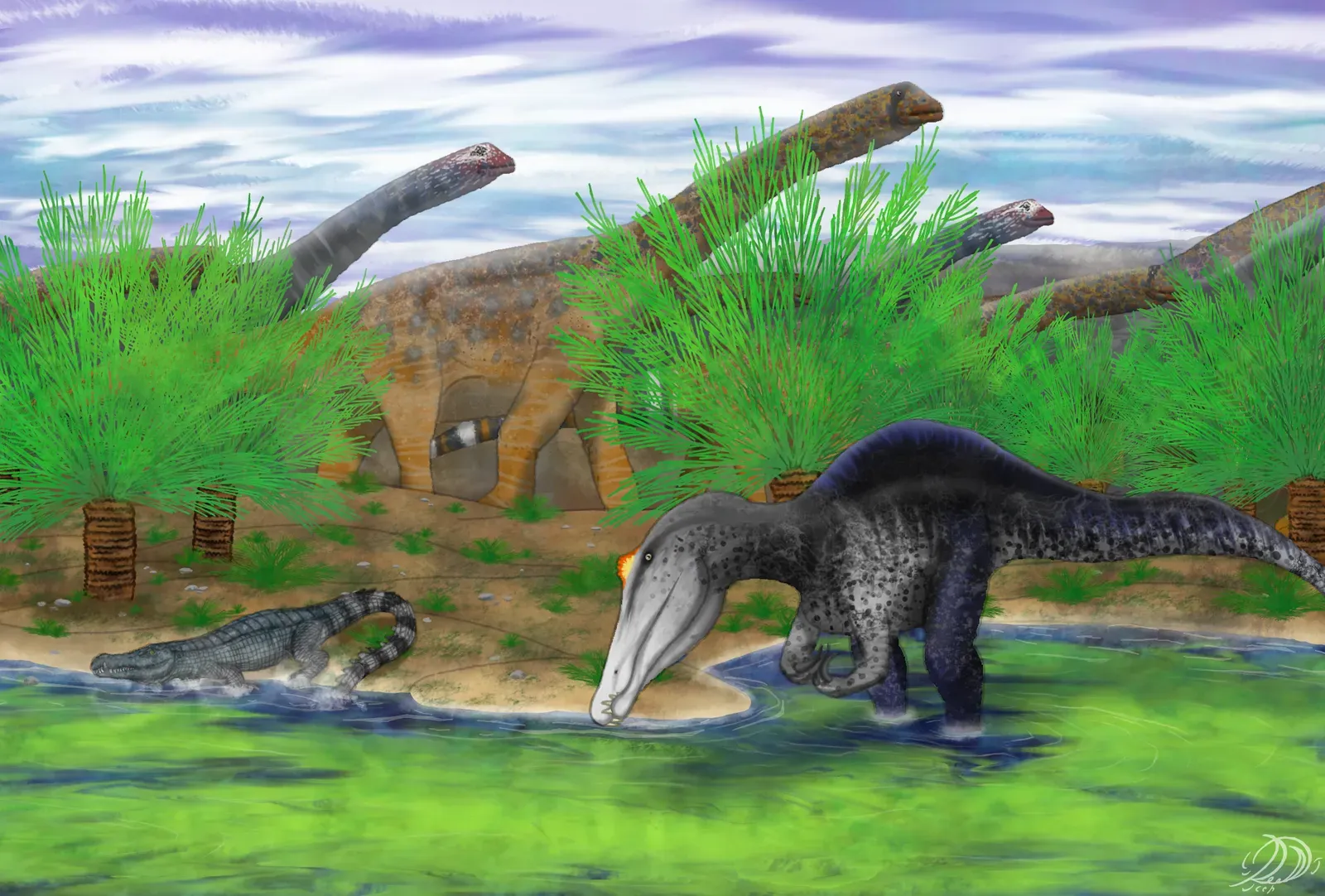 Why This Hunting Style Matters for Dinosaur Evolution (By Based on sketch by: Offy, new digital iteration of drawing with more fauna, colour, and amplified detail by: PaleoGeekSquared, CC BY-SA 4.0)
