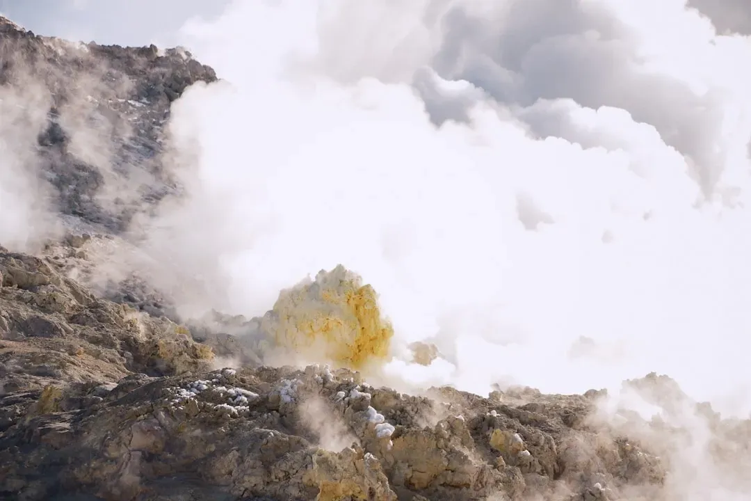 Gas Emissions: The Volcano’s Chemical Whisper (Image Credits: Unsplash)