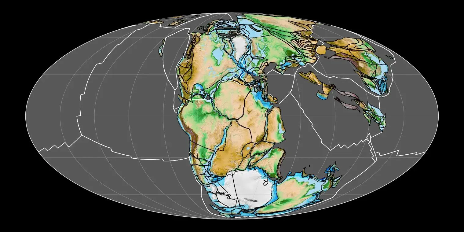 Pangaea and Plate Tectonics: Bringing the Map to Life (By Fama Clamosa, CC BY-SA 4.0)
