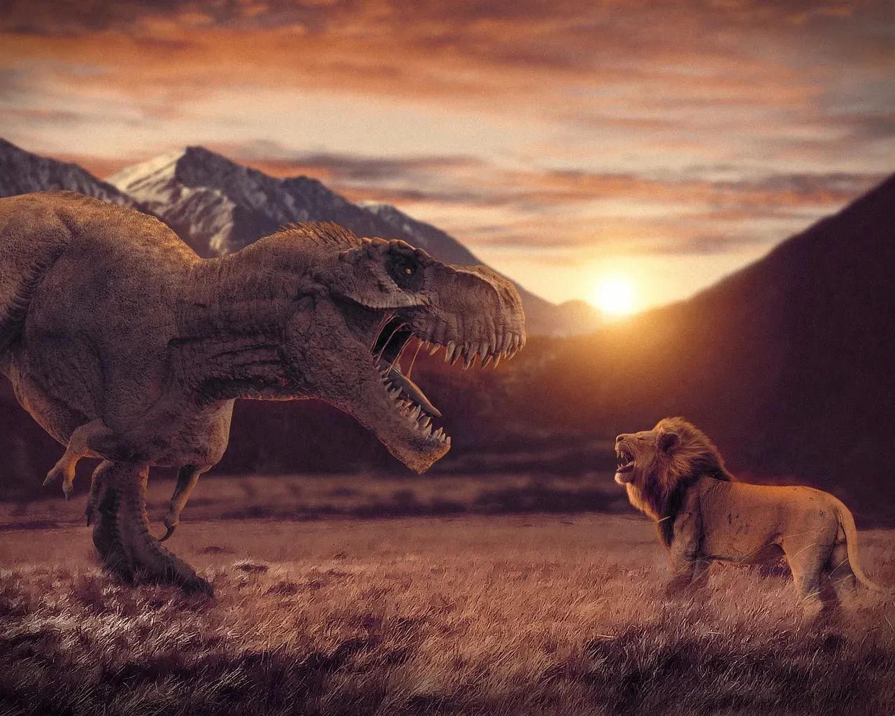 Leo – Tyrannosaurus rex, The Dramatic King of the Cretaceous (Image Credits: Pixabay)