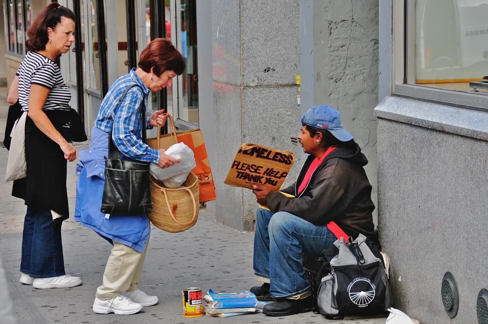How Your Nervous System Equates Usefulness With Safety (Helping the homelessUploaded by Gary Dee, CC BY-SA 2.0)
