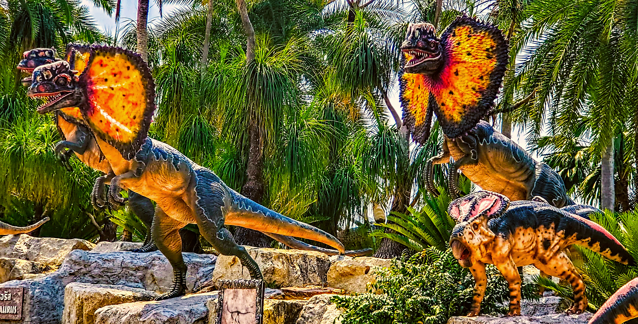 February: The Dilophosaurus - Curious Explorer (Image Credits: Wikimedia)