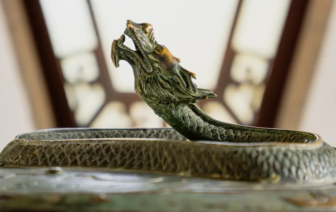 #6 - The "Holy Serpent-Dragon" Combining Snake, Bird, and Deer (Image Credits: Unsplash)