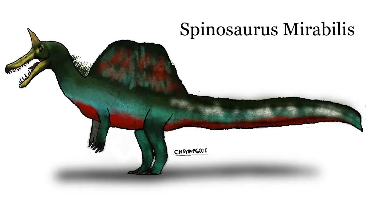 What Spinosaurus mirabilis Actually Looked Like (By CanadianSyrupGoji, CC0)
