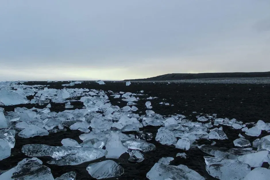 How glaciers grind rock into future beach sand (Image Credits: Pexels)