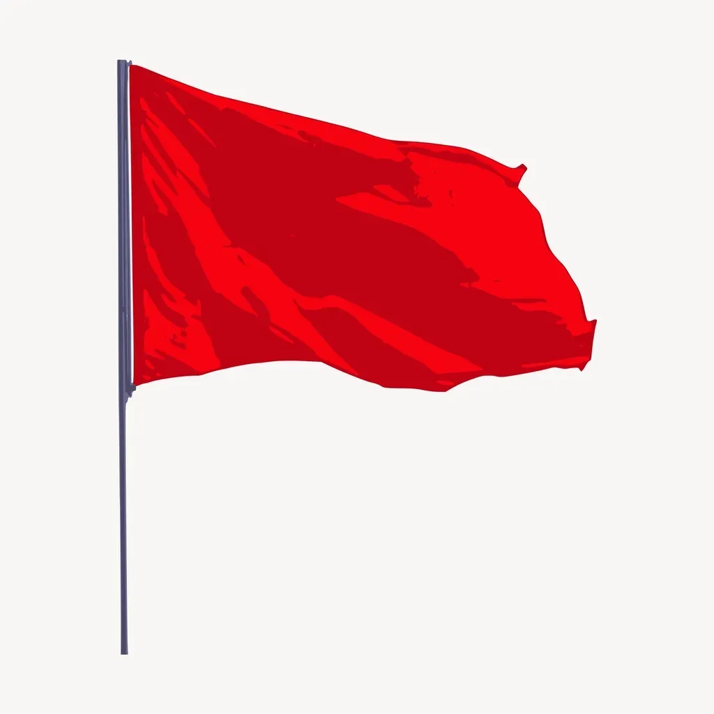 Red as a signal of danger and injury (Image Credits: Rawpixel)