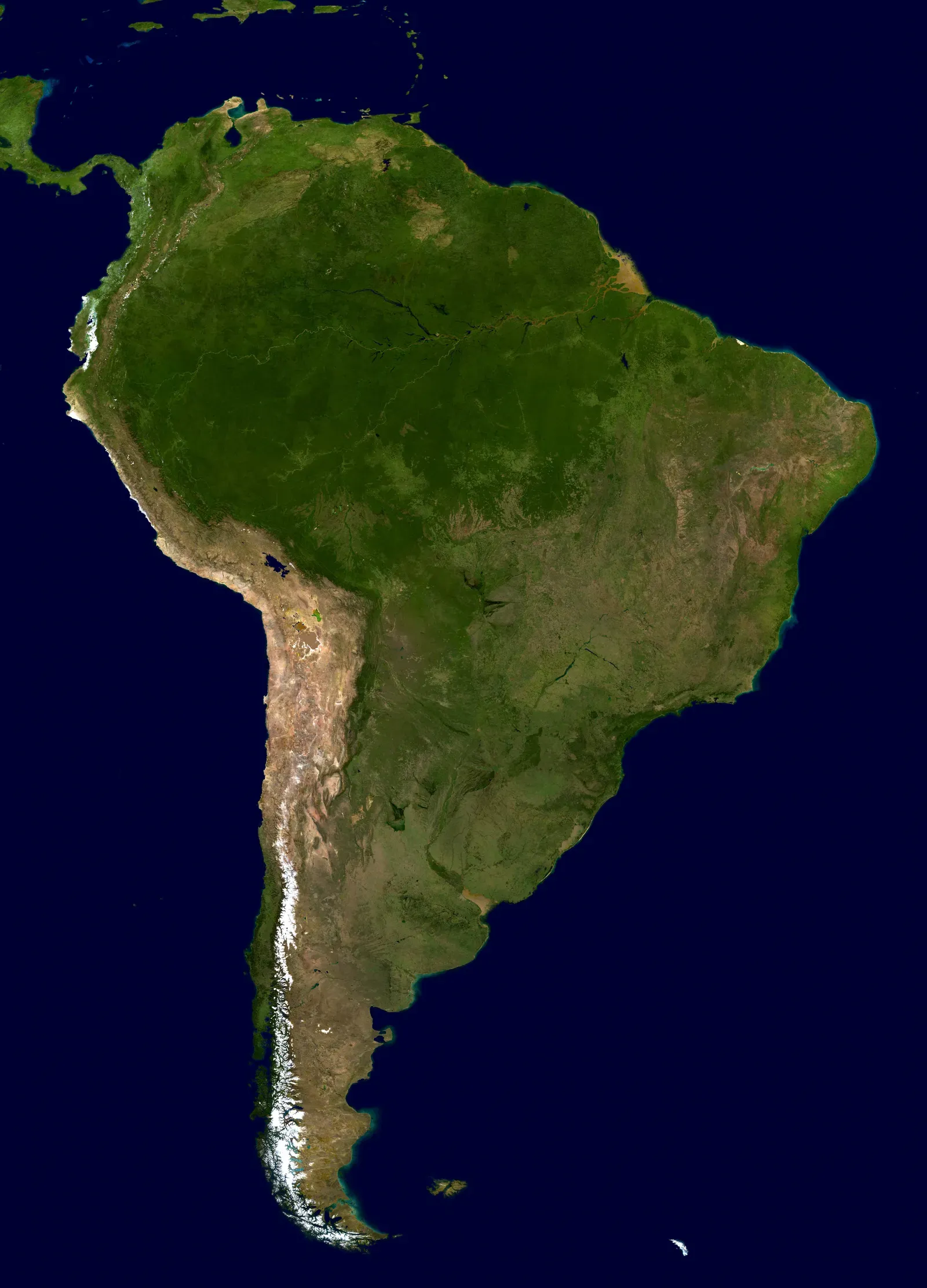 South America: The Likely Birthplace of Dinosaurs (Image Credits: Wikimedia)