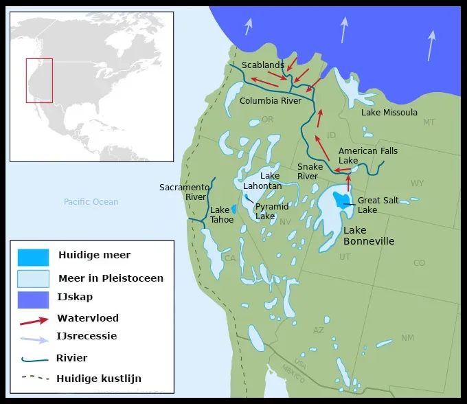 Lake Bonneville: Utah's Vanished Inland Sea (Image Credits: Wikimedia)