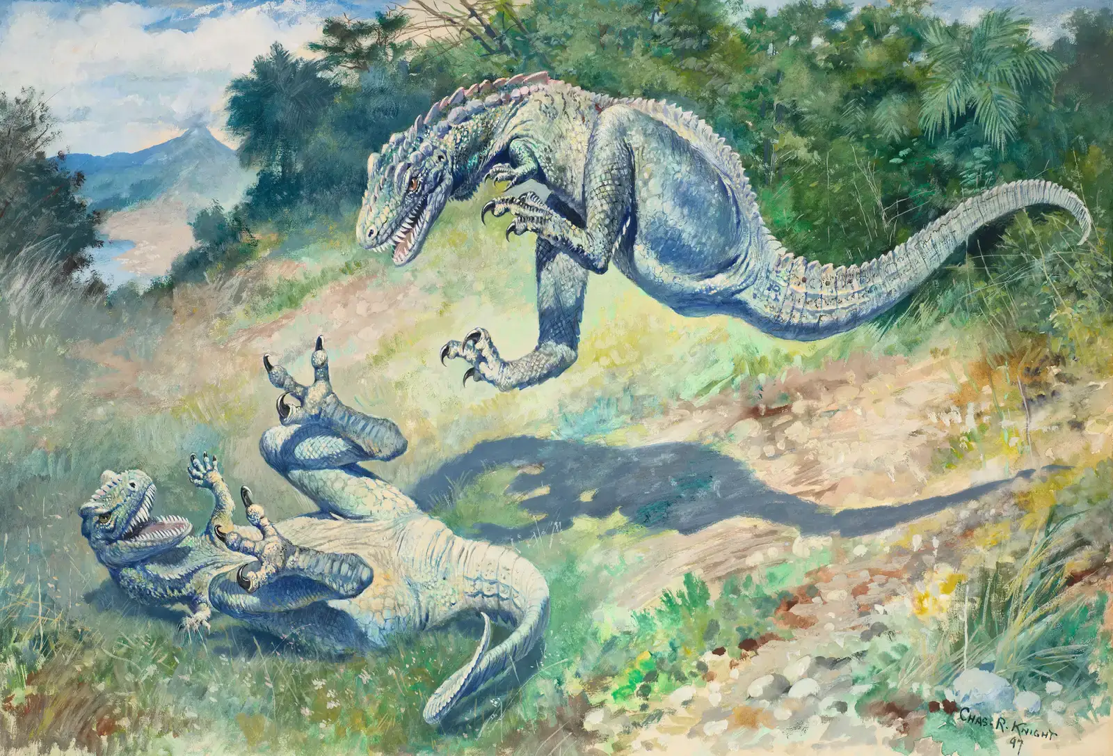 5. Impossible Leaps, Flips, and Impacts Would Pulverize Joints (By Charles Robert Knight, Public domain)