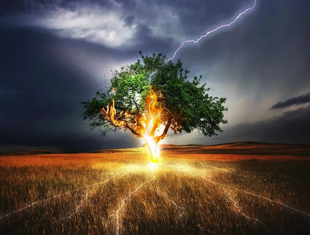 Borrowing from Lightning: The Earliest Encounters with Natural Fire (Image Credits: Rawpixel)
