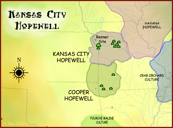 The Great Hopewell Exchange Network (Image Credits: Wikimedia)
