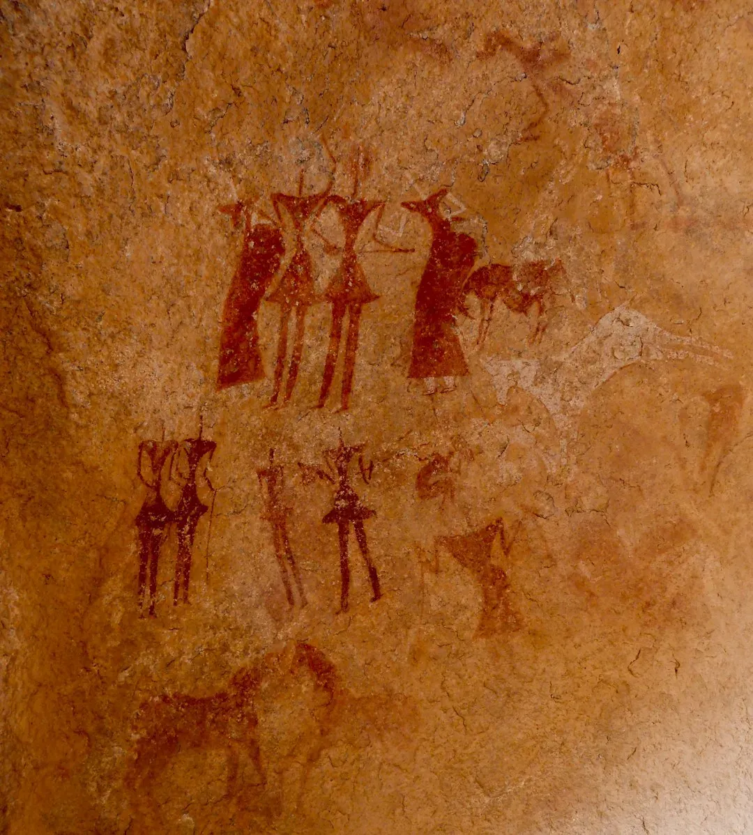 The Strange “Multiple Limbs” and Overlapping Bodies on the Cave Walls (Image Credits: Unsplash)