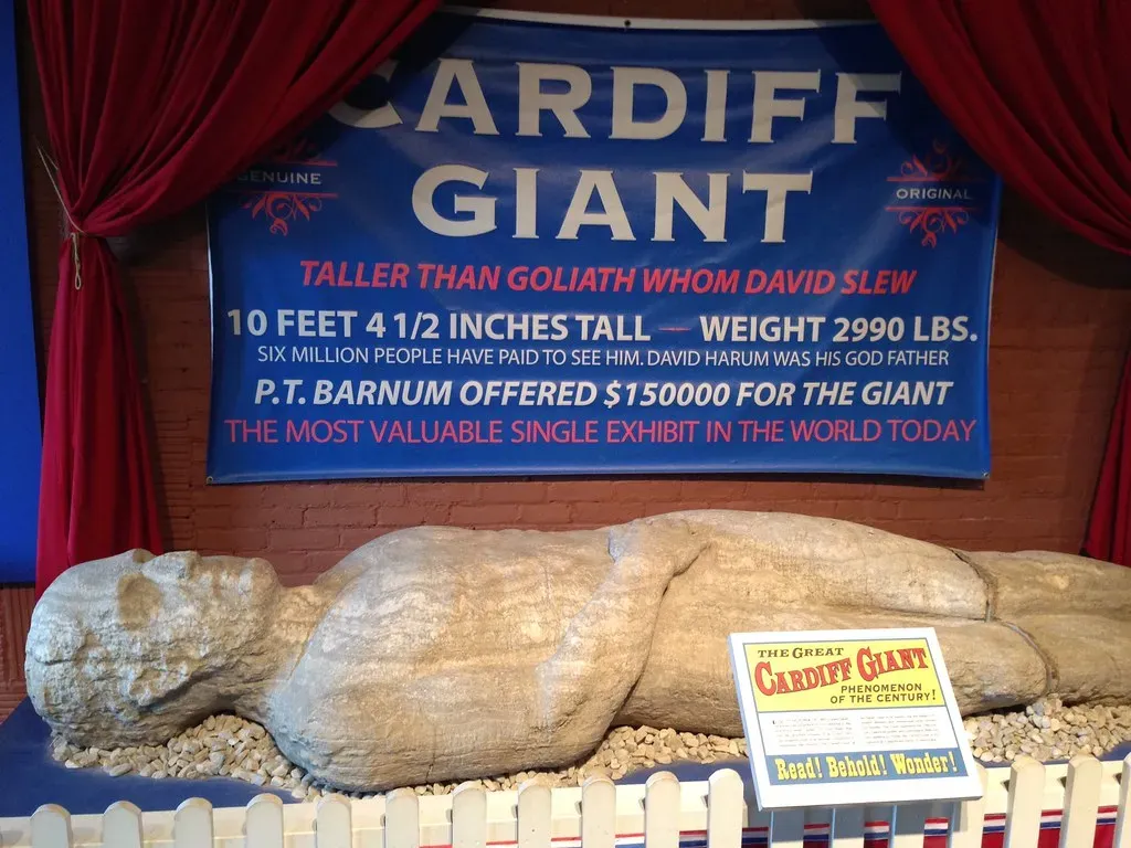 The Cardiff Giant: America’s Most Famous Stone “Skeleton” (milst1, Flickr, CC BY-SA 2.0)