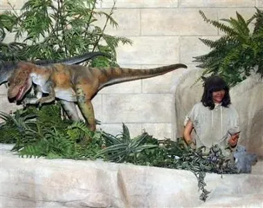 Humans and Dinosaurs Walked the Earth Together (keeping it real, Flickr, CC BY-SA 2.0)