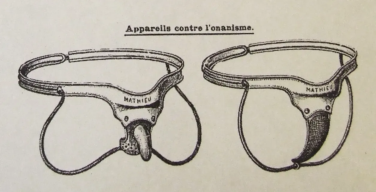 #9 - Doctors Insisted Masturbation Caused Insanity and Physical Decay (Image reproduced in Jean Stengers and Anne van Neck: Masturbation: The History of a Great Terror. Palgrave Trade, 2001., Public domain)