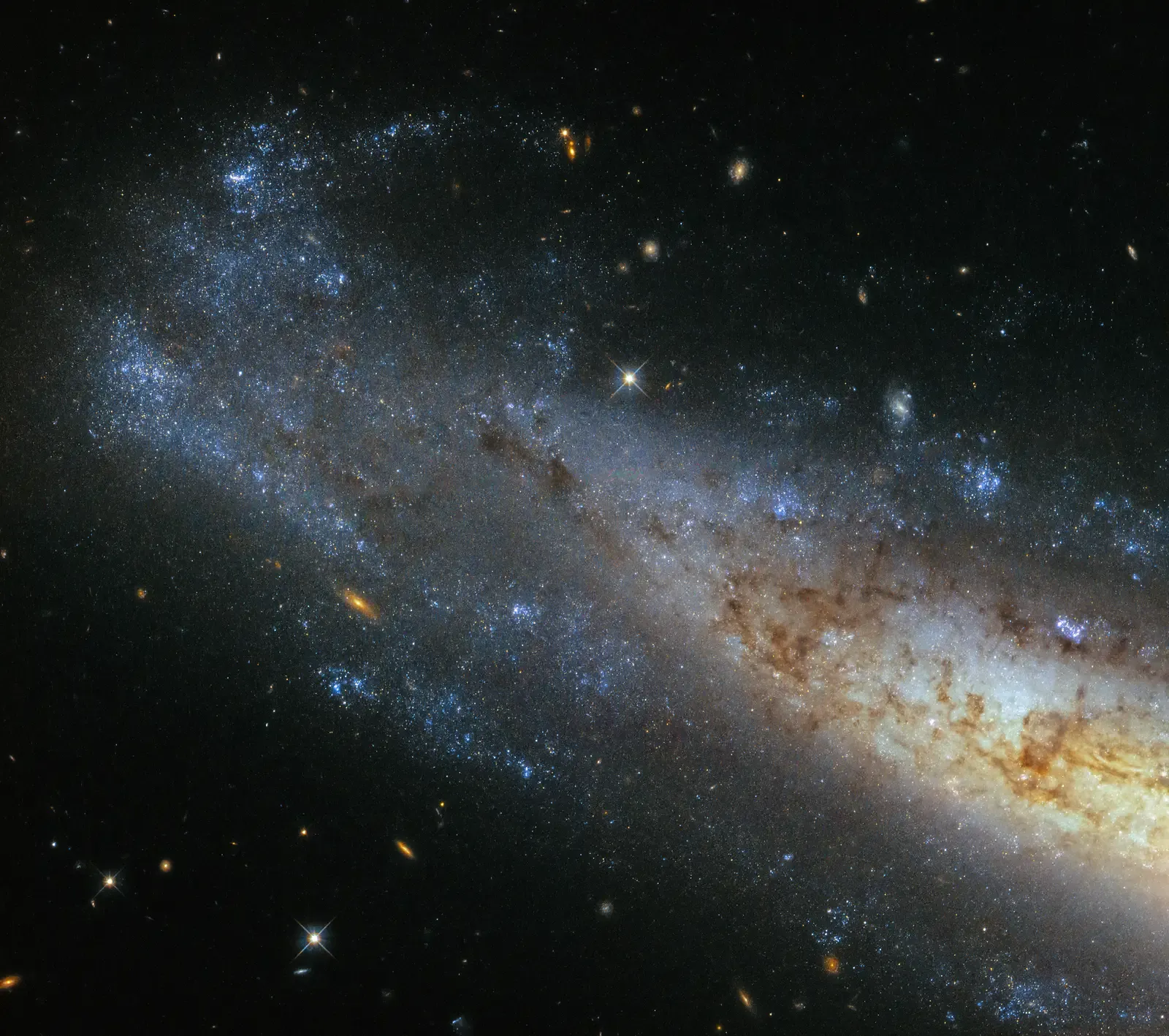 Cosmic Time vs. Human Time: Why Our Brains Struggle With the Truth (Hubble's Glittering Frisbee Galaxy, Public domain)