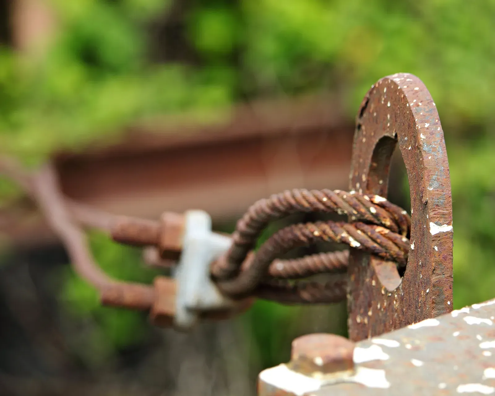The Bottom Line (Iron, Rust, Steel Cable bokeh, CC BY 2.0)
