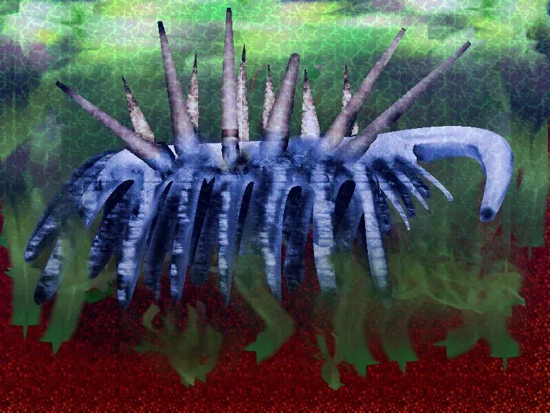 #10 - Hallucigenia Was Displayed Completely Upside Down and Backwards (Transferred from en.wikipedia to Commons., CC BY-SA 2.5)