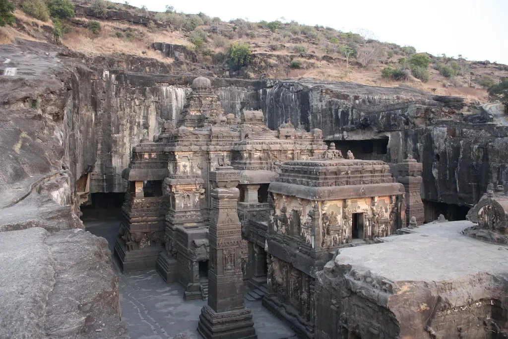 #3 - The Kailasa Temple, Ellora, India (Arian Zwegers, Flickr, CC BY 2.0)
