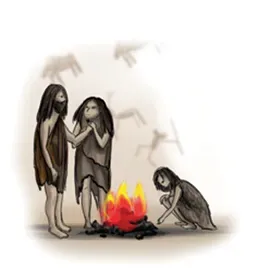 #7 - Nobody Agrees When Fire Became a Daily Habit (Selfmade with Photoshop, Public domain)