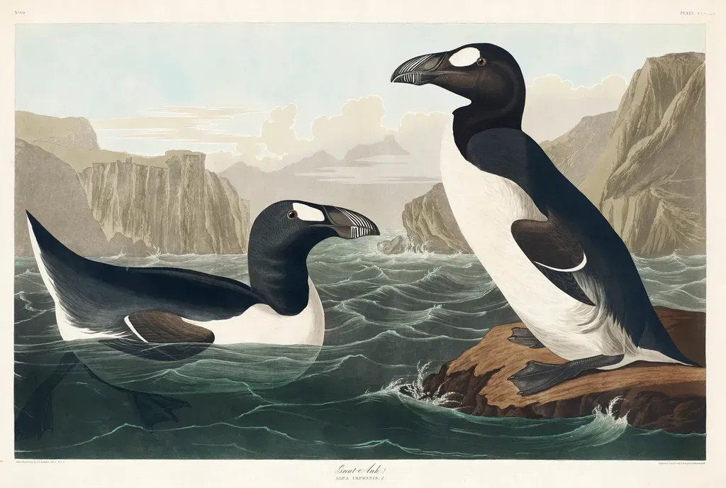 #16 - The Great Auk's Final Colony Vanished Faster Than the Hunting Records Explain (Image Credits: Rawpixel)