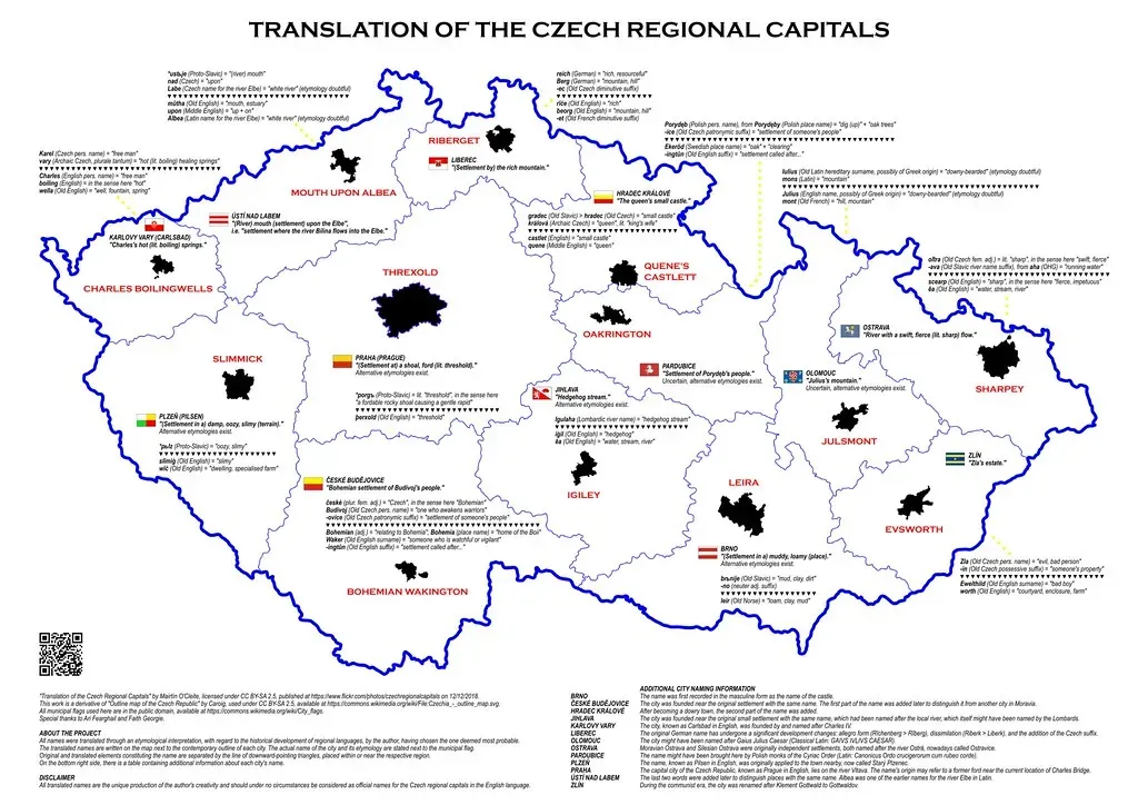 #10 Czechia stepped in for the Czech Republic (Translation of the Czech Regional Capitals, Flickr, CC BY-SA 2.0)